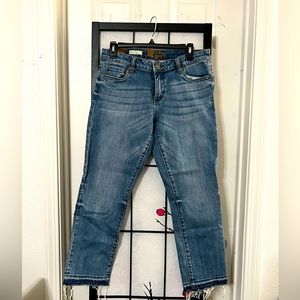 KUT Ankle Straight Leg Jeans